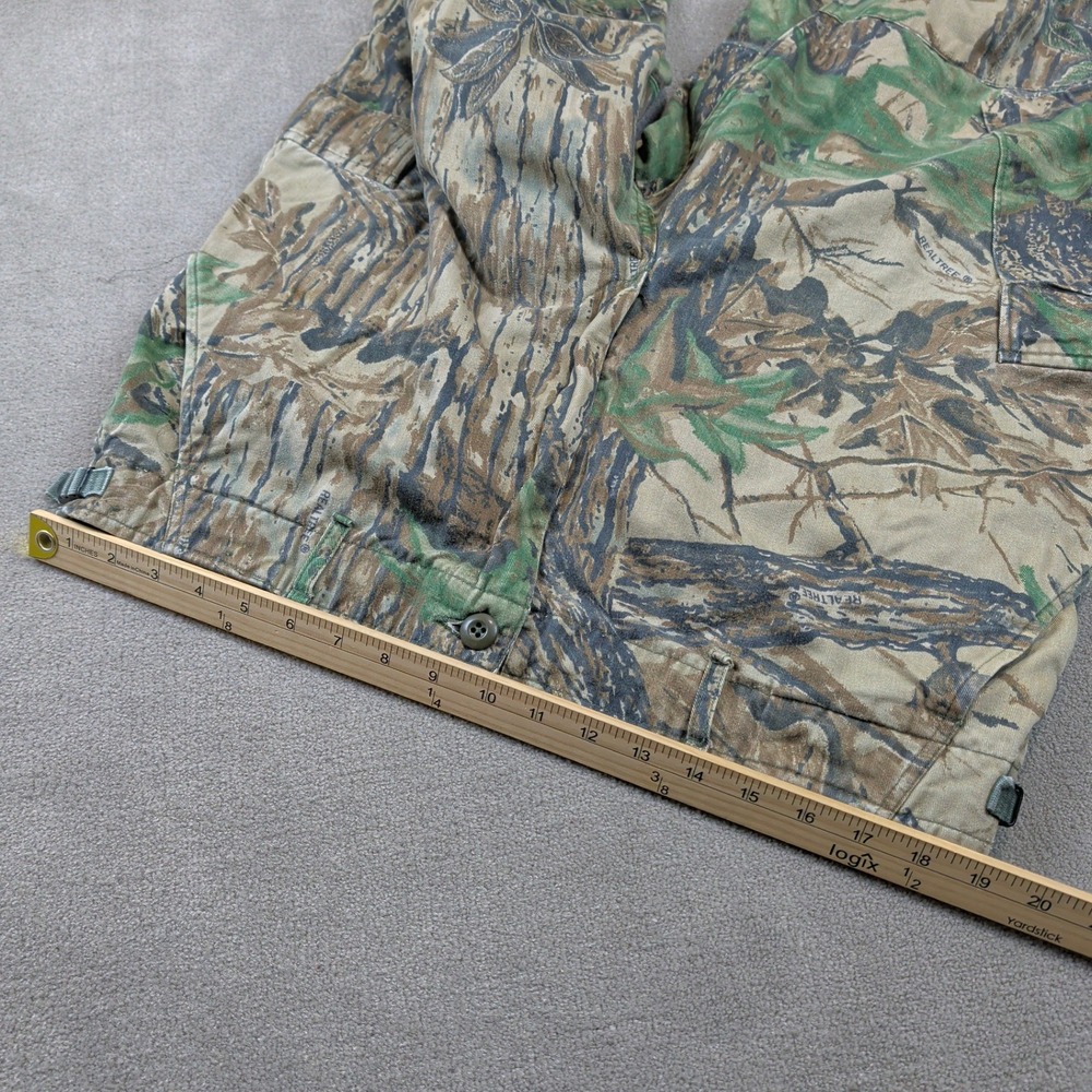 Rattlers Brand Size L Mens Realtree Camo Cargo Pants Made in USA Cotton Hunting - Picture 8 of 10